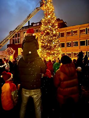 Julehygge omkring ”rådhuspladsen” første søndag i advent