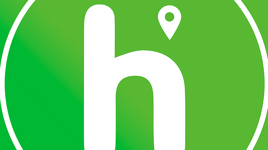 Headspace logo h på grøn baggrund
